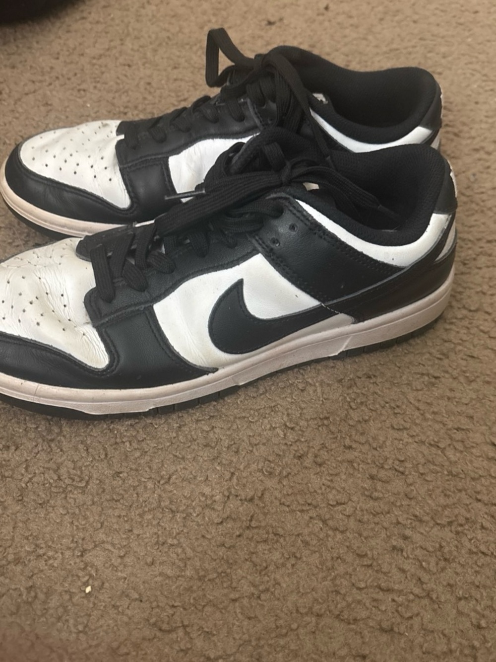 Nike Black and White Low-Top Sneakers